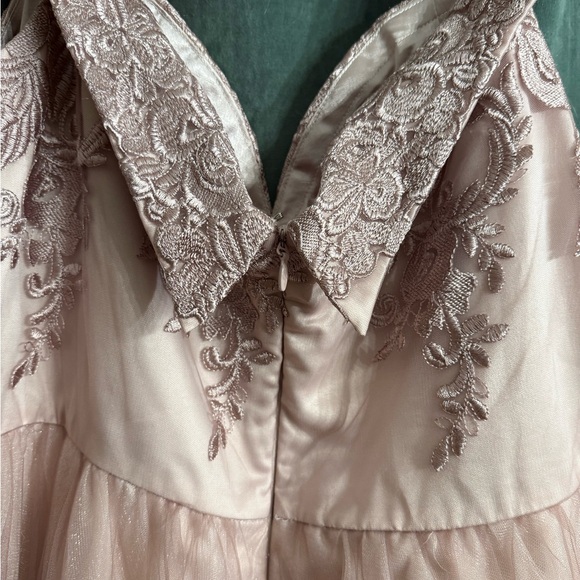 Chi Chi London Pink Embroidered Dress - Picture 8 of 9